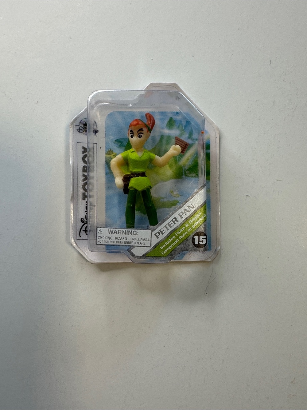 Peter Pan Kids Action Figure in Green and Brown - Disney Toy